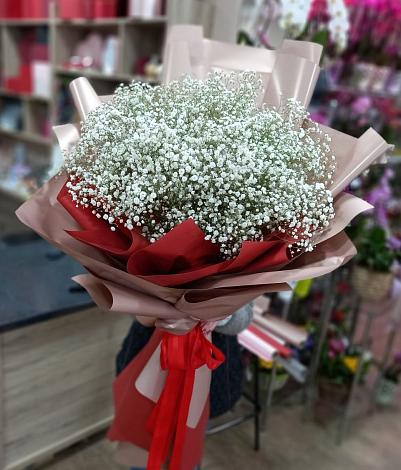 Букет цветов из: Гипсофила в Горнозаводске