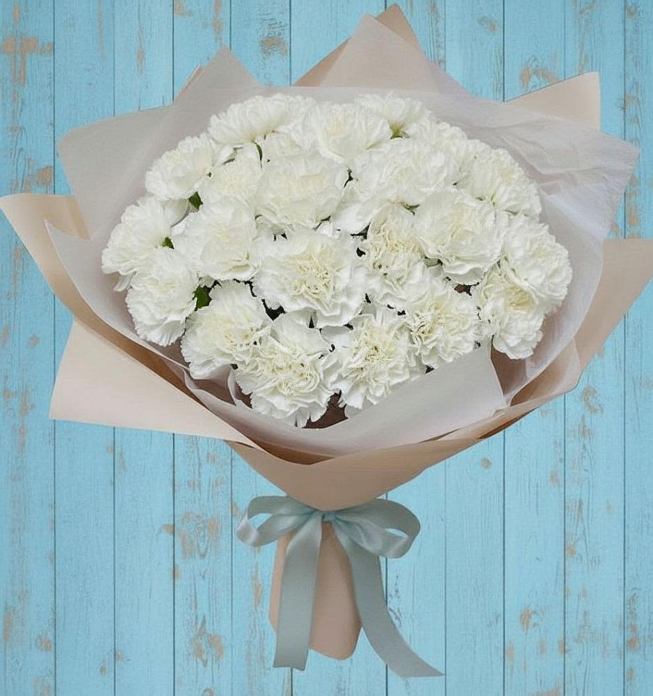 Букет цветов из: Гвоздики в Горнозаводске