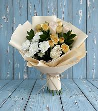 Букет цветов из:  Розы и Хризантемы #REPLACE_PRED# Горнозаводске