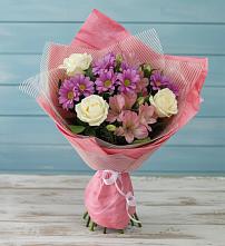 Букет цветов из:  Герберы в Горнозаводске