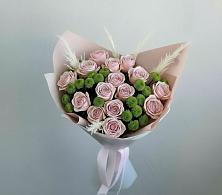 Букет цветов из:  Розы и Хризантемы в Горнозаводске