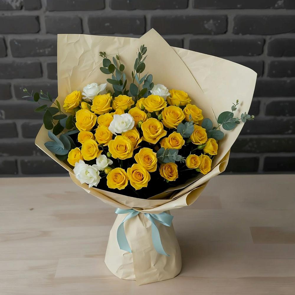 Букет цветов из: Розы в Горнозаводске