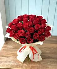Букет 29 Красных роз в Горнозаводске