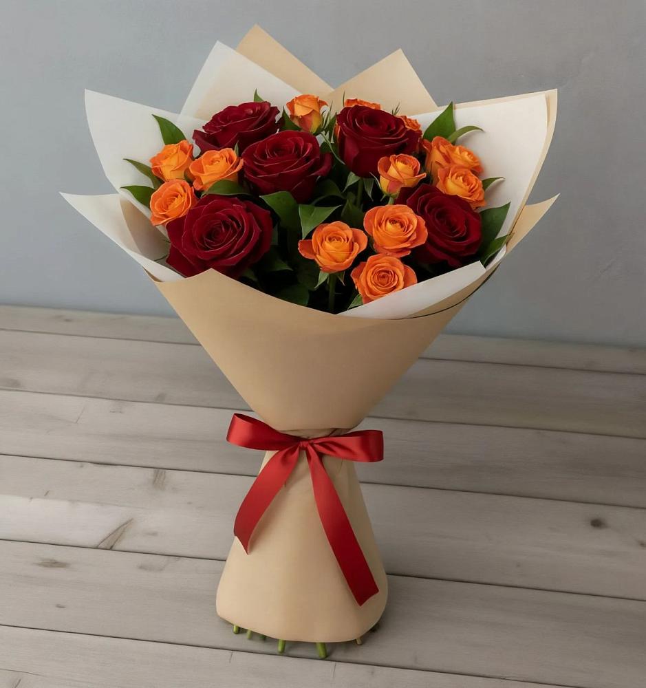 Букет Любовь и восторг в Горнозаводске